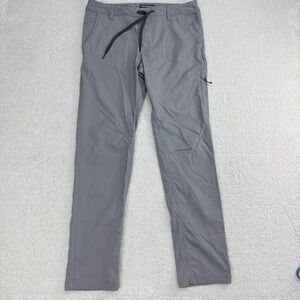 Everywhere Collection Mens Slim Fit Technical Apparel Pants Gray W32 L32 Cargo